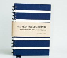 All Year Round Journal (unfilled dates / months / years) - Nautical